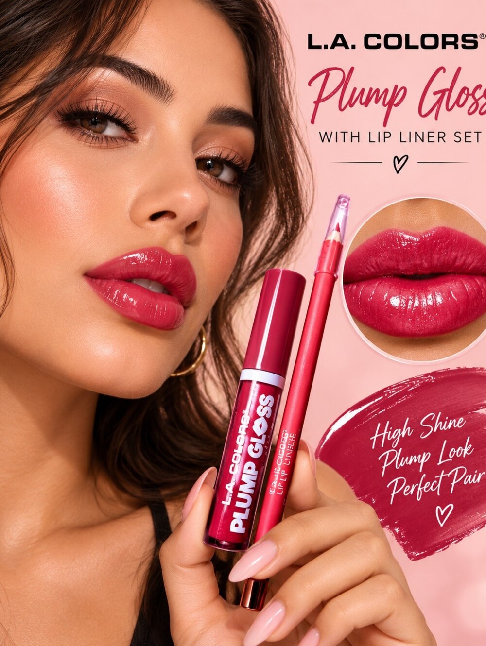 L.A. Colors Plump Gloss with Lip Liner